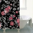 thumbnail image 5 of Waterproof Pioneer Shower Curtain 72x84 Inch Polyester Unique Cute Floral Shower Curtain for Bathroom Hotel Home Decor with 12 Plastic Hooks, 5 of 5