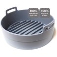 thumbnail image 1 of Pot en Silicone pour Friteuse à Air Chaud - Accessoires Réutilisables et Sûrs pour les Aliments - Remplacement des Doublures en Papier Parchemin - Plus de Nettoyage du Panier après Utilisation de la Friteuse à Air, 8.6 Pouces, 1 of 8