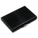 thumbnail image 2 of Cartera de metal con bloqueo RFID para hombre con bolsillo frontal minimalista y delgada 9,6 x 6,5 x 1,3 cm 1 paquete negro (solo cartera, acero inoxidable), 2 of 4