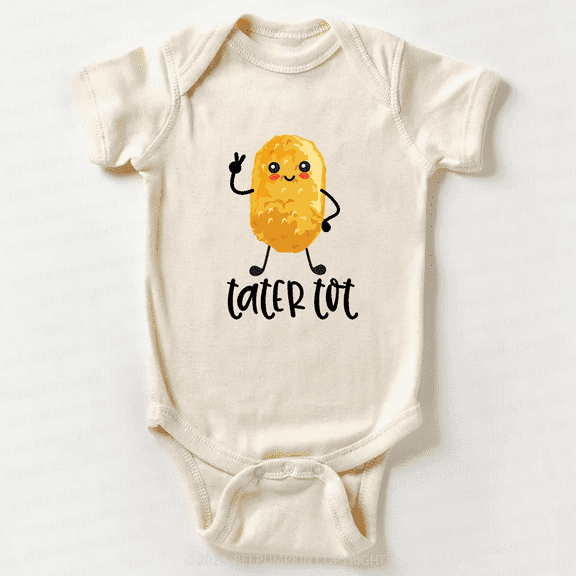 Tater Tot Baby Bodysuit Cute Baby Onesie, Baby Bodysuit Lat 4424 Cute Baby Onesie, BABY BODYSUIT LAT 4424