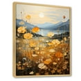thumbnail image 2 of Designart "pasture Golden Buttercups" Floral Floater Framed Canvas Wall Art, 2 of 7