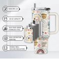 thumbnail image 4 of Sister Tumbler 40oz - Gift from Brother - Stainless Steel Insulated Cup with Handle & Straw - Birthday Mothers Day, 4 of 6