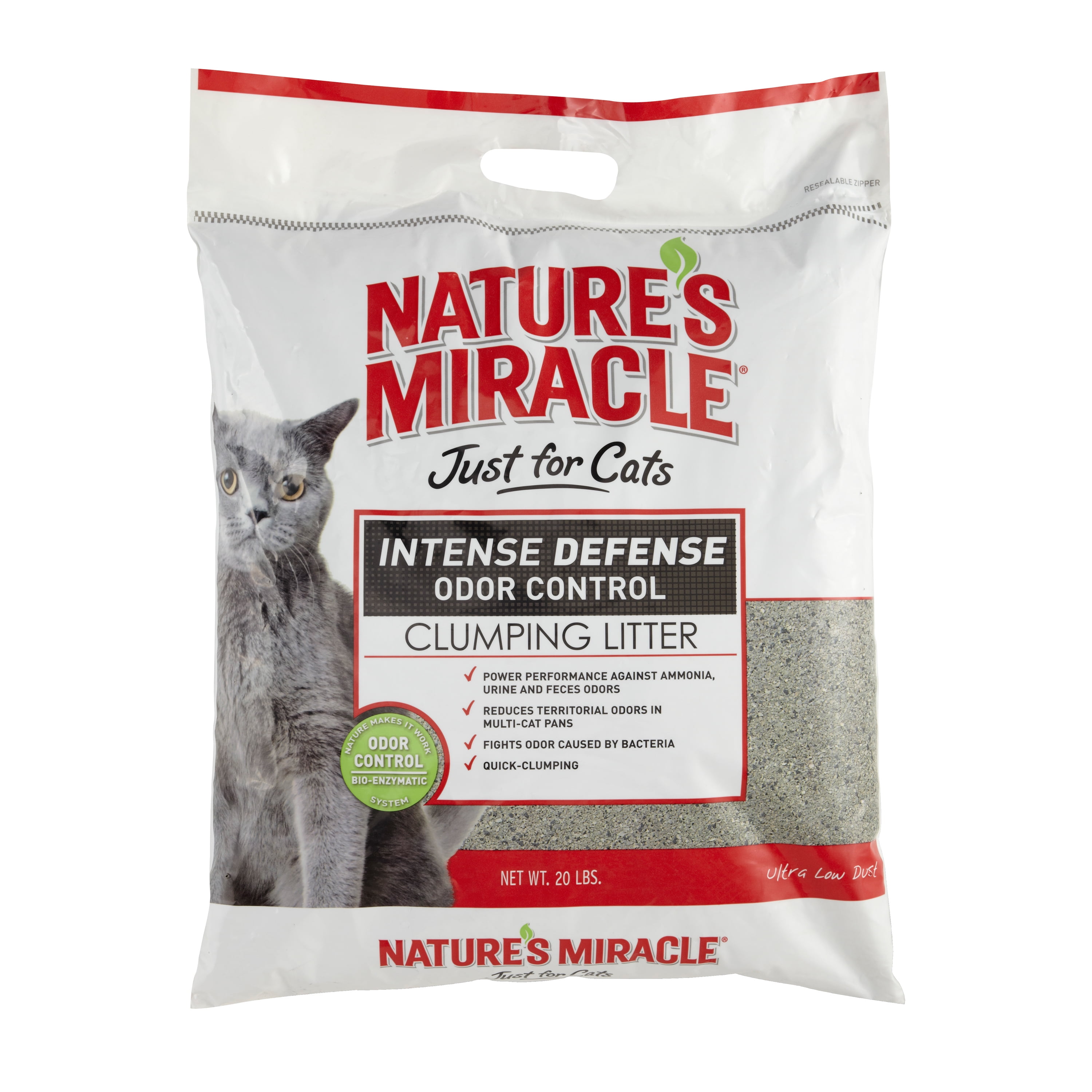 Nature’s Miracle Just For Cats Intense Defense Odor Control Clumping
