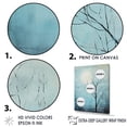 thumbnail image 3 of Designart "Tranquil Blue Moon" Moon Floater Framed Wall Art Living Room, 3 of 5