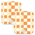 thumbnail image 7 of Yayeee 2-Pack Plug in LED Night Lights with Light Sensors Motion Detectors, Orange Checkered Pattern, 7 of 7