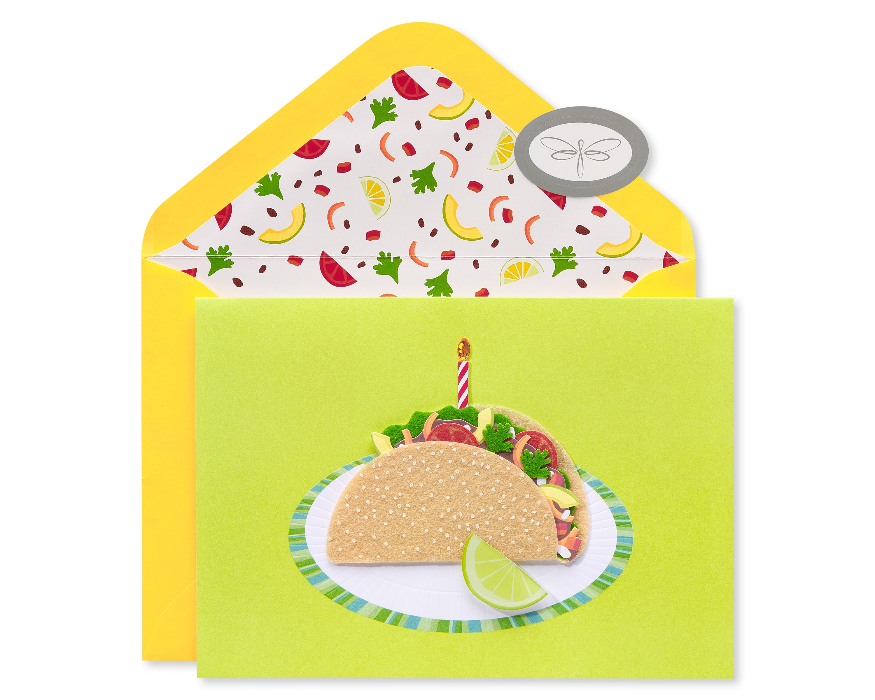 Papersong Premium Birthday Card (Taco)