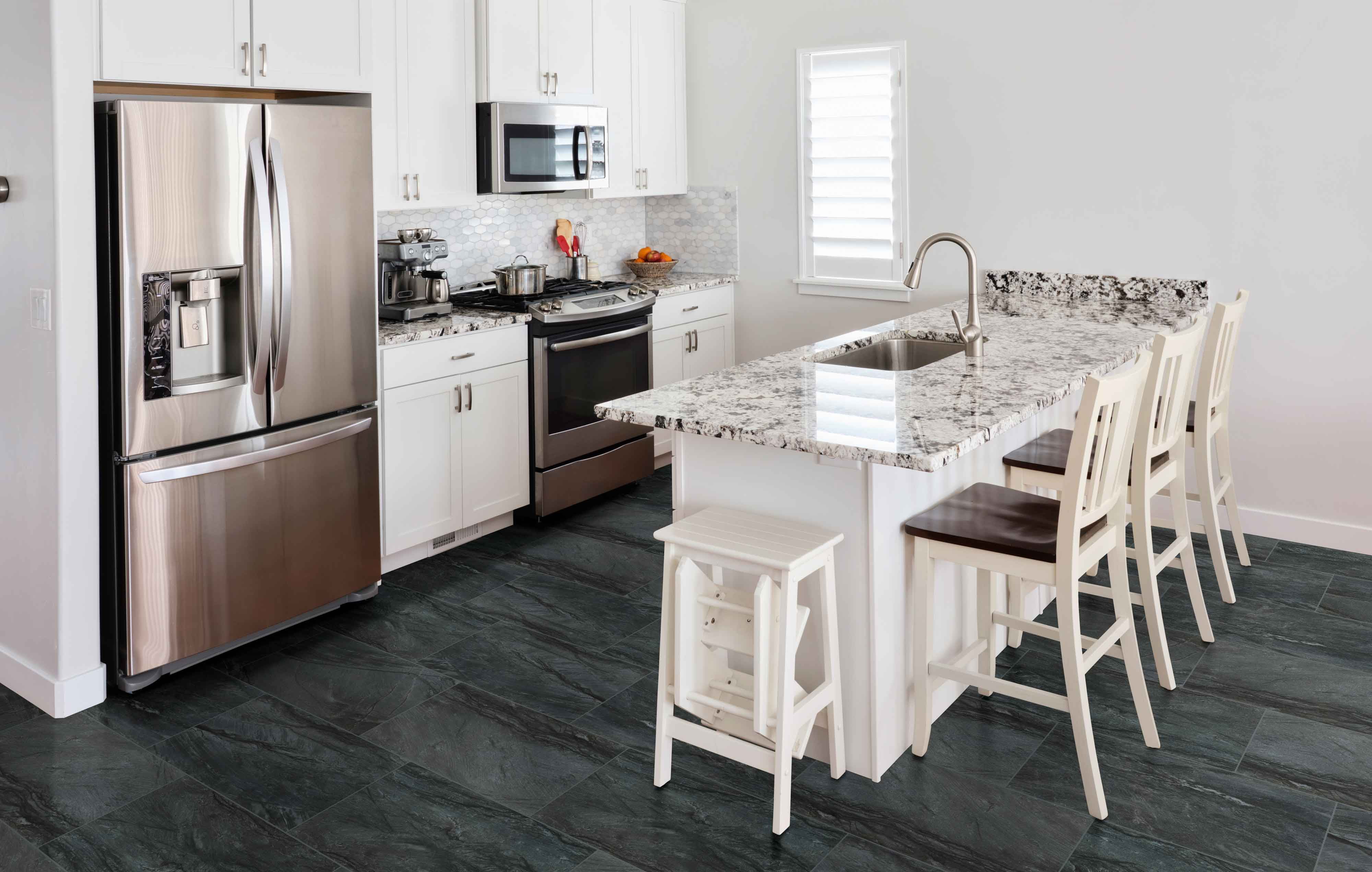 MSI Anastasia Anthracite 12 In. X 24 In. Polished Porcelain Floor And Wall Tile (16 Sq. Ft./Case)