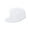White, variant on Plain Fitted Flat Bill Hat, Solid and Neon Colors , Black 7 5/8