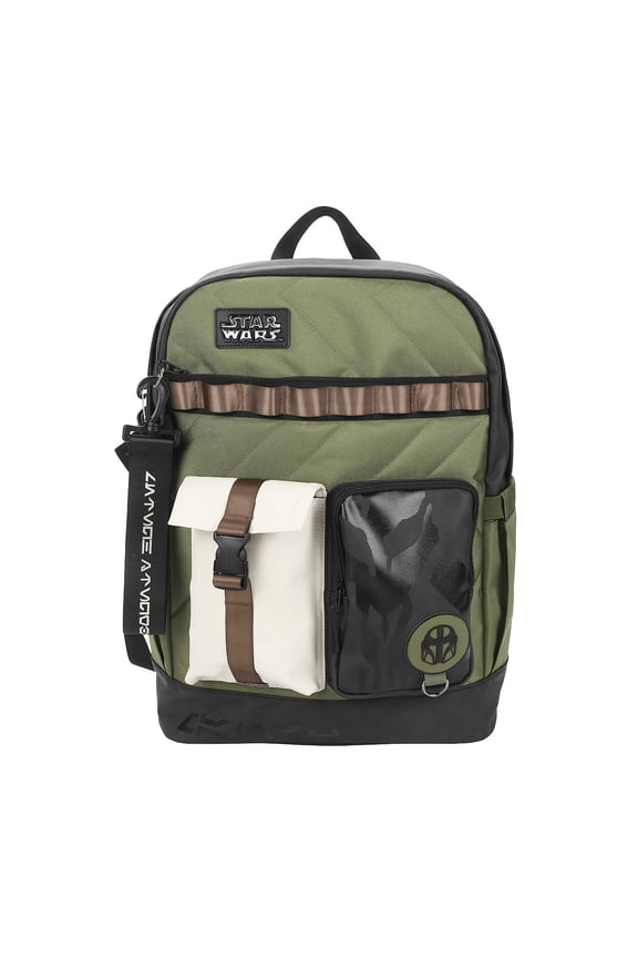 Star Wars The Mandalorian Green 18.5" Backpack
