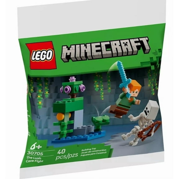 Minecraft The Lush Cave Fight Building Toy 30705