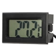 thumbnail image 3 of Embedded Digital Thermometer,Black LCD Embedded Electronic Embedded Temperature Meter Digital Electronic Temperature Meter Sturdy Construction, 3 of 8