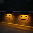 thumbnail image 3 of Wosthever 8 Uds. De luz de energía Solar, lámpara de calabaza, farol de valla, decoración, luces decorativas, instalación práctica, suministros de Iluminación y accesorios Wosthever HA014112-00, 3 of 6