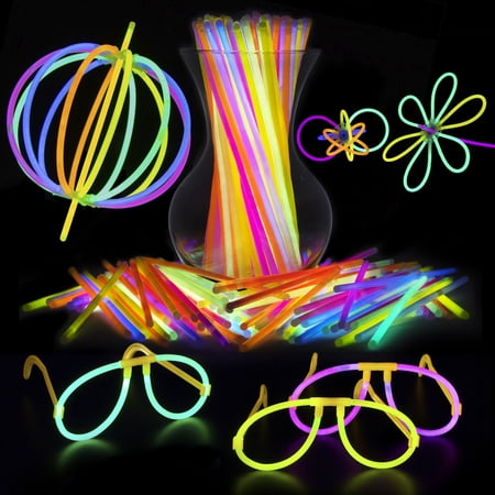 glow pack connectors glowsticks bulk balls bracelets stick glasses mixed wholesale premium flowers walmart