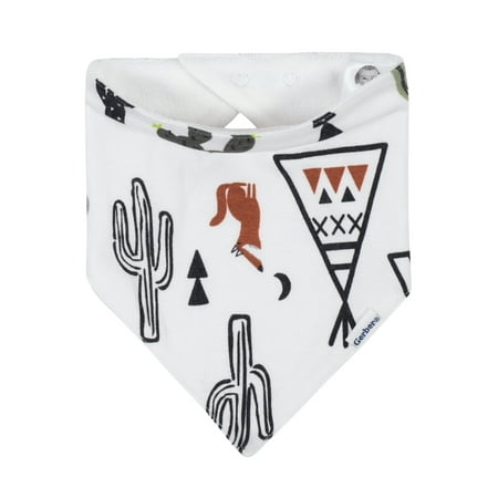 Modern Moments by Gerber Baby Boys Desert Bandana Bib