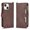 Brown, variant on Nalacover for iPhone 14 Plus Zipper Wallet Case, Lanyard Shoulder Strap Crossbody Card Slots Holder Cover with Magnetic Clasp Kickstand Premium PU Leather + Soft TPU Shockproof Case,Brown
