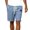 Light Blue, variant on Mens Swim Trunks Men's Casual Waffle Weave Drawstring Shorts Textured Comfortable Crop Pants with Elastic Waist Pockets Summer Lounge Daily Beach Shorts for Home Vacation Black L