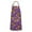 Halloween Pumpkins With, variant on Halloween Purple Ghosts and Pumpkins Apron-Garden Aprons for Women with Pockets-Cotton Linen Waterproof Kitchen Cooking Gardening Aprons Adjustable for Kitchen,Cooking,BBQ and Salon 32"x27"