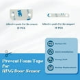 thumbnail image 3 of Replacement Adhesive for Ring Alarm Contact Sensor (2nd Gen), 12PCS Pre-Cut Double Sided Tape Compatible for Ring Door Sensor, Easy Installation & Strong Hold, 3 of 5
