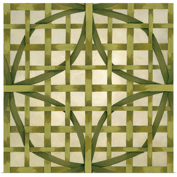 Great BIG Canvas | Rolled Chariklia Zarris Poster Print entitled Woven Symmetry V