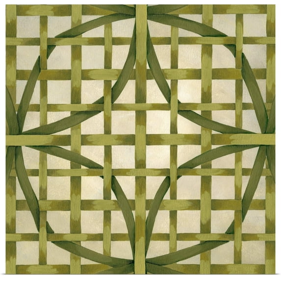 Great BIG Canvas | Rolled Chariklia Zarris Poster Print entitled Woven Symmetry V