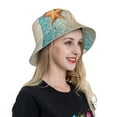 thumbnail image 6 of Xecao Starfish On The Sand Beach Print Men and Women Night Reflective Hat Runner Cap Visor Bucket Hat Boonie Cap, 6 of 6