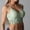 Green, variant on Product Category Bra - Elegant Plus Size Lace Bralette Top for Comfort and Support Wireless Design Seamless Sheer Back V-Neck Camisole Underwear for Everyday Wear