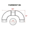 thumbnail image 2 of FAIRMONT-06i-ARUBA Fairmont 6 Piece Outdoor Wicker Patio Furniture Set 06i with 2 Covers: Beige and Aruba, 2 of 2