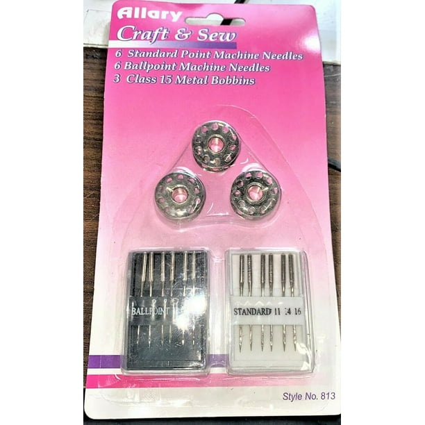 Allary Style 813 Craft & Sew Sewing Machine Needles and Bobbins