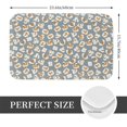thumbnail image 2 of Sikiie White Popcorn Print Flannel Anti-slip Floor Mat 16x24in, Thickened Dustproof Entrance Door Mat Floor Mat for Kitchen, Bathroom, Laundry Room, 2 of 7