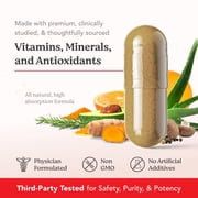 HAIRtamin Advanced Formula Supplement for Hair Health – With Biotin, Vitamins & Antioxidants – 100% Vegan, 1-Month Supply – For Women & Men