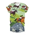 thumbnail image 4 of Drses Horse Lover T-Shirt Women Western Horse Gifts for Girls Western Funny Cute Animal Graphic Tees Short Sleeve Tops, 4 of 4