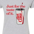 thumbnail image 3 of Diet Coke - Just For The Taste Of It - Juniors Fitted Graphic T-Shirt, 3 of 5