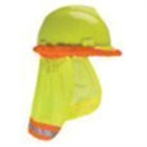 Msa 10098032 HI-VIZ YLW-GRN SUNSHADEW/REFLC STRIPE/ORNG BAND