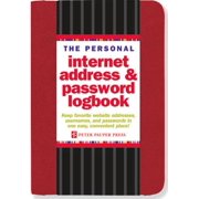 The Personal Internet Address & Password Logbook (Red) (Other)