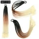 thumbnail image 1 of Zhuge 2 piezas de extensiones de cabello trenzado de colores, accesorios para extensiones de cabello trenzado con bandas de goma sintéticas para mujeres, O, 1 of 2