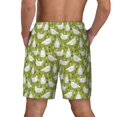 thumbnail image 4 of Haiem Funny Chicken Mens Swim Trunks with Compression Liner 2 in 1 Swimming Shorts Stretch Swimwear Quick Dry,Board Shorts-3X-Large, 4 of 9