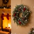 thumbnail image 4 of Seasonal Front Door Wreath with Realistic Greenery for Home Décor Year-Round Outdoor Indoor Wall Hanging Ornament, 4 of 6