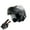 2-Way Matt Black, variant on Martian Motorcycle Helmet Modular Full Face Flip-Up Dual Visor Bluetooth Headset, HM-BH1 Matt Black, Premium Leather Gloves