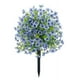 thumbnail image 3 of Decoración de flores artificiales de lilas de color púrpura con estacas para el suelo, 3 of 5
