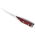 thumbnail image 3 of Ergo Chef Crimson Series 7.5" Fillet Knife German Stainless Steel with Flexible Blade and G10 Handle, 3 of 8