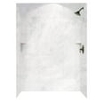 thumbnail image 3 of swan solid surface 96'' x 62'' x 36'' three panel shower wall, 3 of 7