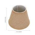 thumbnail image 6 of Homemaxs Lamp Shade Tablelamp Lampshades Cloth Cover Shade Shades Coverclip Rustic Small Light Shell Bedroom Lamps Lampshade, 6 of 6