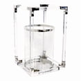 thumbnail image 2 of Pasargad Home PSAE-061L Soren Hurricane Candle Lantern, Stailnless Steel & Glass - Large, 2 of 2