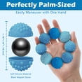 thumbnail image 6 of 8PCS Silicone Magnetic Balls Fidget Toys for Adults Teens, Stress Relief Sensory Toy for Autism ADHD Anxiety, Office Desk Fun Textures Gadgets, Stocking Stuffers Gift for Women Men Teen,Blue, 6 of 8