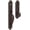 Bronze, variant on Baldwin 6402190ENTR Boulder Full Escutcheon Single Cylinder Handleset - Black