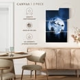 thumbnail image 5 of Elephant Stock Santa Is Coming For Christmas Wall Art - Vertical Multi Panel Canvas - Living Room Wall Decor - Holiday Multi Panel - Black And Blue Decor By Arizrab - 36" x 57", 5 of 8