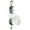 White rope-3 rounds, variant on Block And Tackle Rope Pulley Hoist Lifting Power Multifunctional Heavy Duty Pulley System Metal Sheave With 1100/2200Lbs