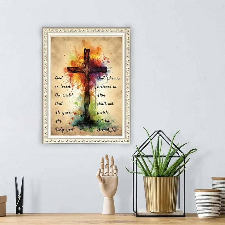 DIY Diamond Art Painting Jesus Kit - 5D 12x16 Inch Religious Wall Art With Round Drills