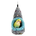 thumbnail image 3 of Egg-Shaped Bird Nest Hanging Bed, Warm Thick Cotton Winter Shelter for Budgerigars Parakeets Finches, Cozy Durable Birdhouse for Cage Aviary Outdoor Use Promotes Comfort and Security, 3 of 8