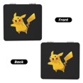thumbnail image 2 of Pofeuu Pokemon for Portable Pocket Makeup Mirror PU Cover Compact Travel Mirror with Normal and Magnifying Double Sided Glass-Round Shape-Square, 2 of 9